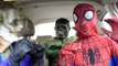 Супергероев танцы в машине| Халк Человек-паук и Джокер|Супергерои Сборник|супергероев кино