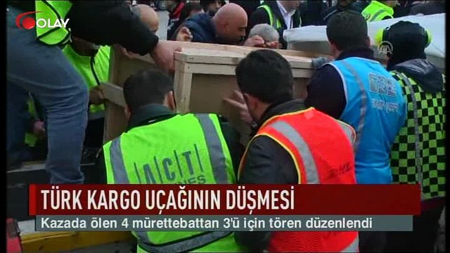 Uçak kazasında ölenler için tören (Haber 19 01 2017)