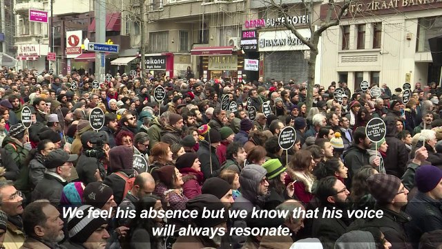 Turkey remembers slain journalist Hrant Dink 10 years later