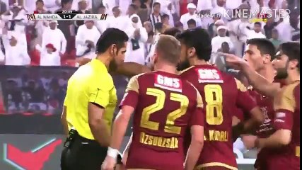 اهداف مباراة الجزيرة والوحدة 5-1 دوري الخليج العربي 2017