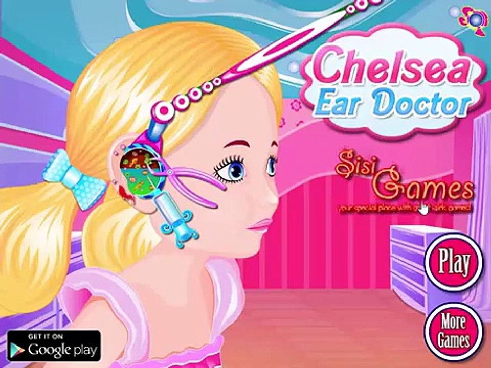 Barbies little sister Chelsea Ear Doctor game, girls games
