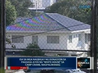 Saksi: Isa sa mga nagbigay ng donasyon sa pagsasaayos ng "White House" sa Camp Crame, nagpaliwanag