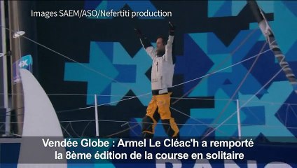 Vendée Globe: Armel Le Cléac'h triomphe avec majesté