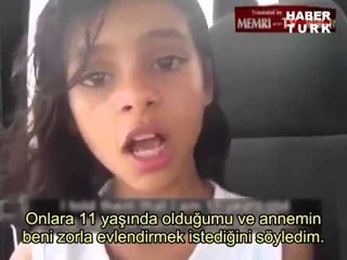 Dünya 11 yaşındaki bu kızı konuşuyor