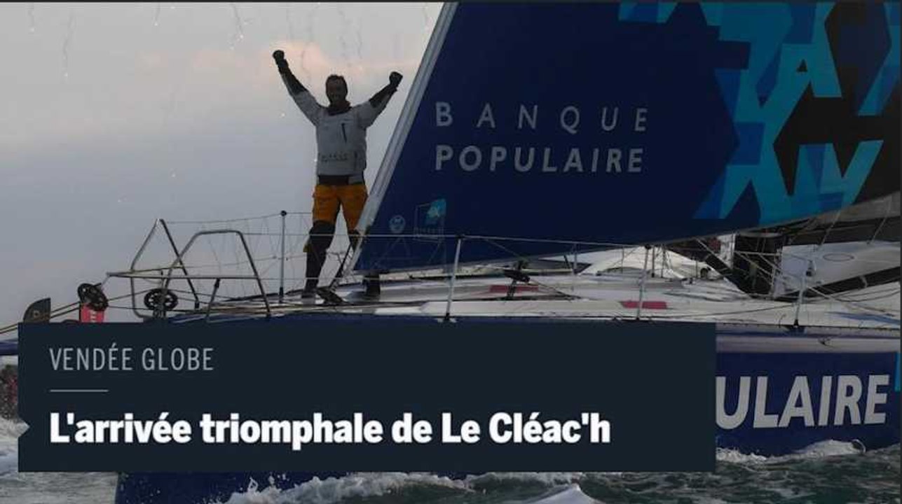 Vendée Globe : l'arrivée triomphale de Le Cléac'h