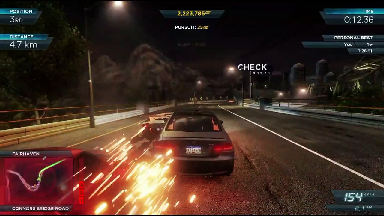 NFS Most Wanted 2012:Gameplay | BMW M3 Cope all races (PC HD)