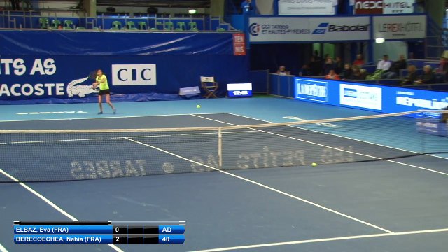 Eva ELBAZ (FRA) vs Nahia BERECOECHEA (FRA) - 2ème tour pré-qualifications nationales - Les Petits As 2017