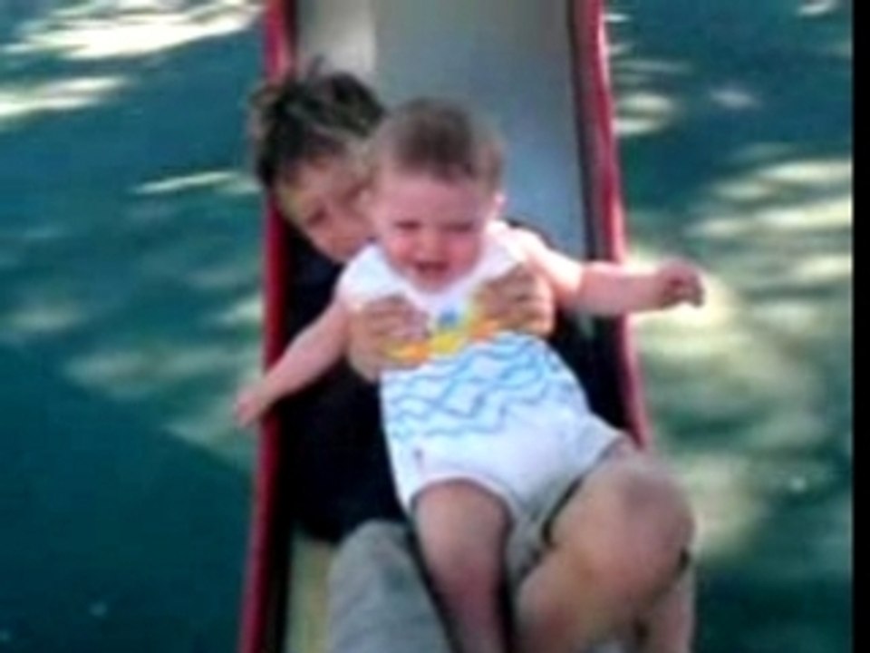 Toboggan avec Nathaniel
