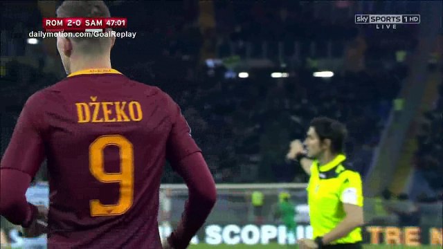 Edin Dzeko Goal HD - AS Roma 2 - 0 Sampdoria - 19.01.2017