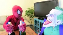 Spiderman vs Joker vs Peppa Pig Loves Joker! w/ GIANT PEPPA & Ghost Prank - Funny Superheroes :)