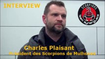 Hockey D1 - 2017-01-14 Interview Charles Plaisant Président des Scorpions de Mulhouse