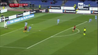 Edin Dzeko Goal AS Roma 2 - 0 Sampdoria 19/1/2017 HD