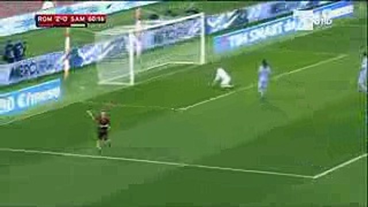 Roma vs Sampdoria 3-0 Gol Stephan El Shaarawy Goal (19_01_2017) Coppa Italia