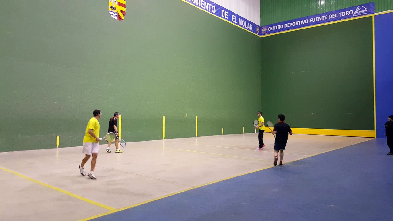 Frontenis honor 3ª partida Molareño vs Rivas set 1