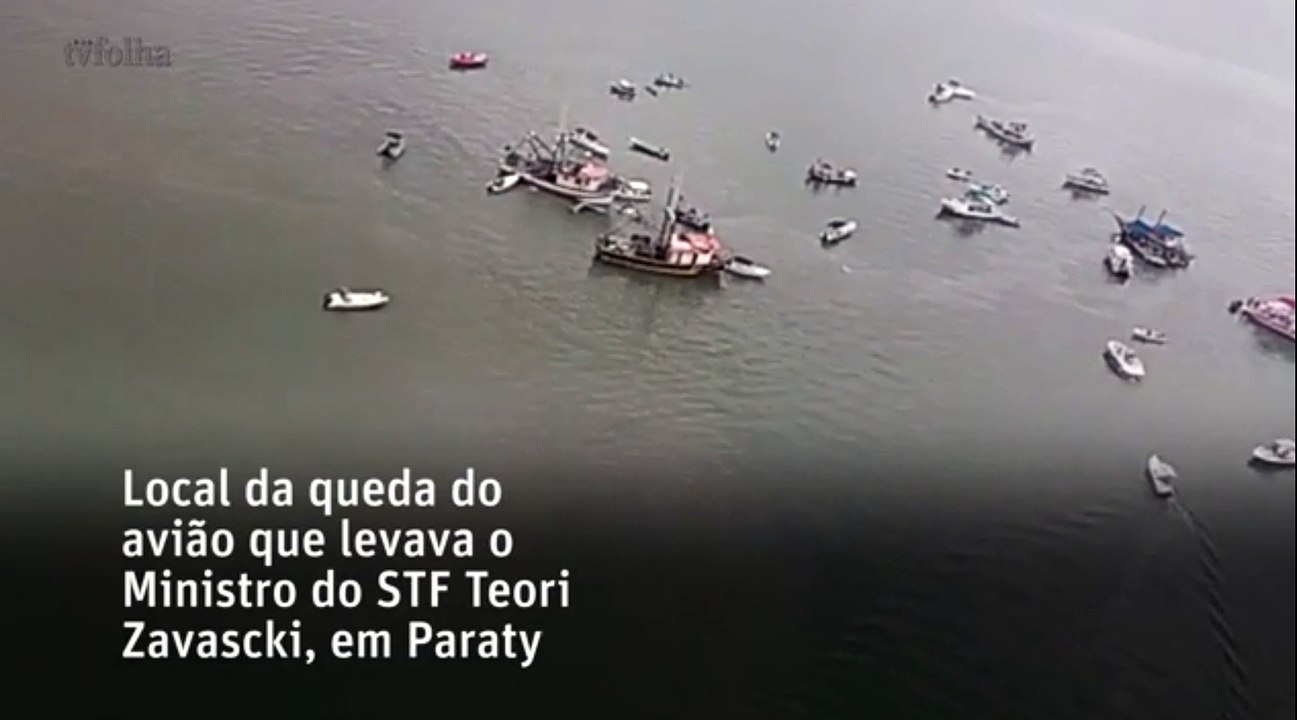 Vídeo mostra local do acidente com Teori Zavascki