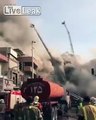 Fire in residential building in the Iranian capital Tehran