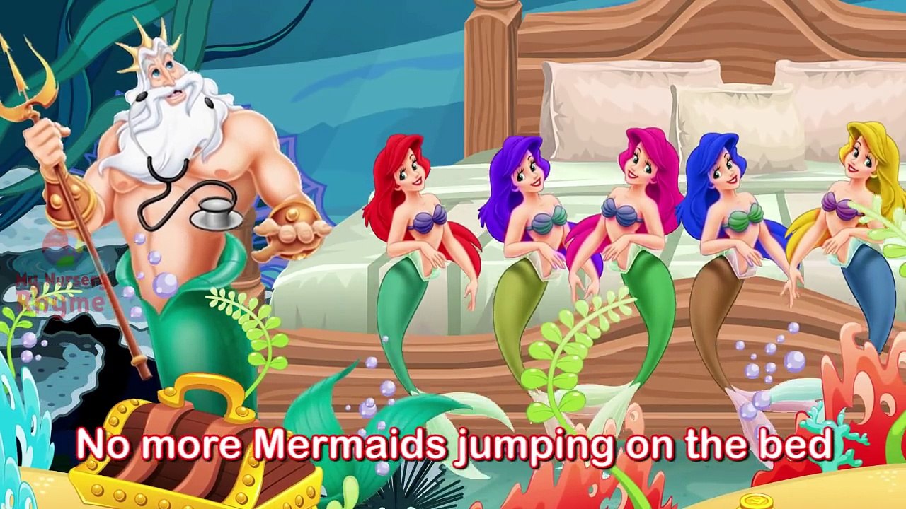 #Five #Little #Mermaids #Jumping On The Bed #Nursery #Rhymes and more
