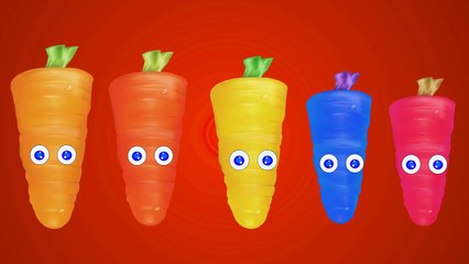 Carrot Finger Family Nursery clhildren rhymes | Finger family songs kids rhymes