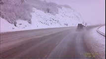 Semi sends snowplow off embankment in Spanish Fork Canyon