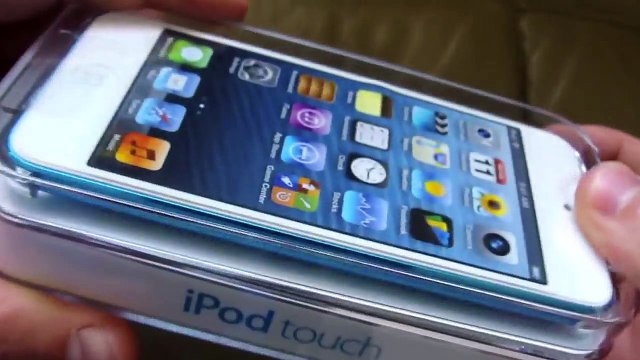 NEW iPod Touch 5G Blue Unboxing (HD) 2012
