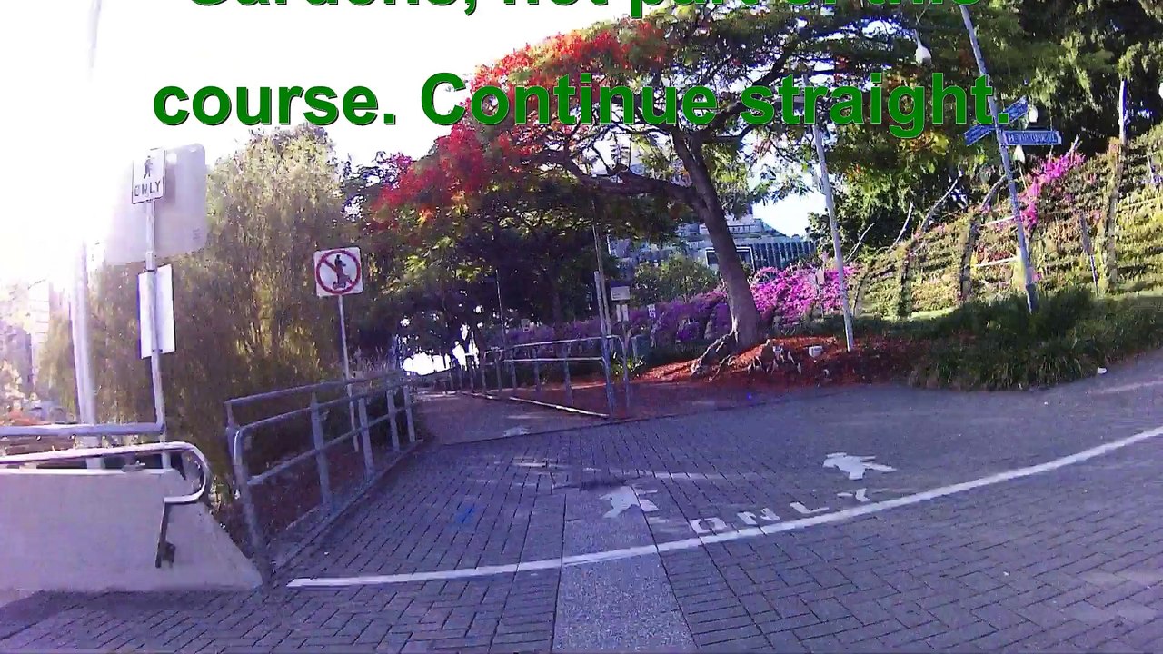Toilet and water stops for visitors to Brisbane City, Australia. Southbank to Story Bridge walk, run or bike