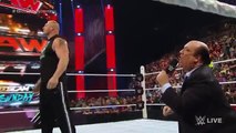 wwe the undertaker and brock lesnar wwe raw 2015