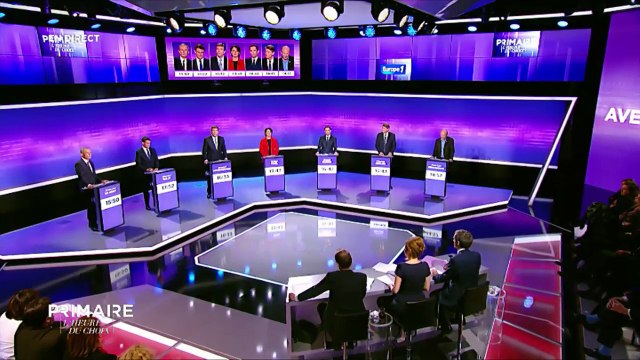 Débat de la primaire du PS : les candidats se paient Emmanuel Macron