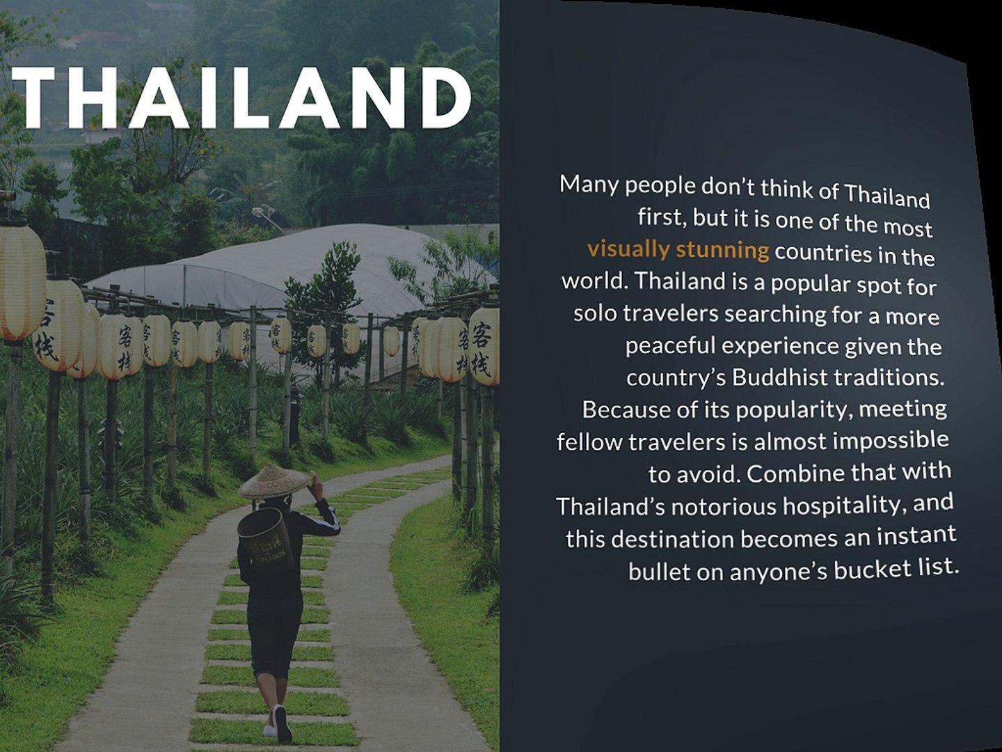 The Best Destinations when Traveling Alone