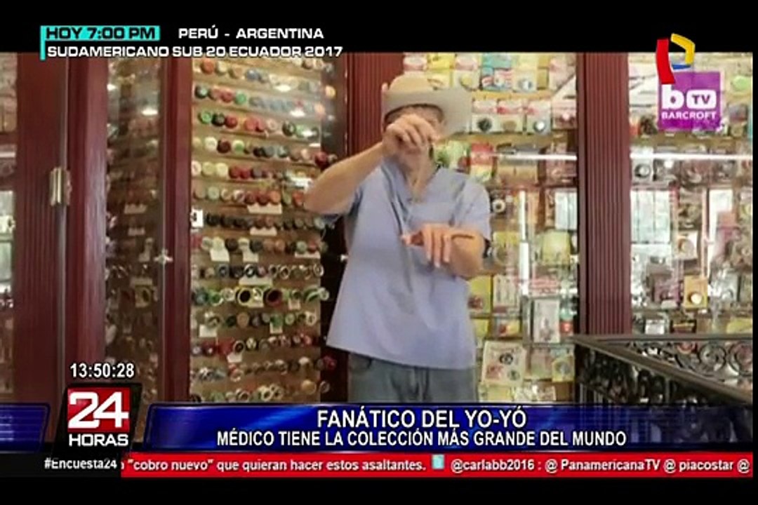 Médico tiene la colección más grande de yo-yos del mundo