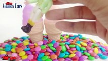 Jada Stephens Cars M&Ms Surprise Toys Hide & Seek | Ice Cream Surprise Toys
