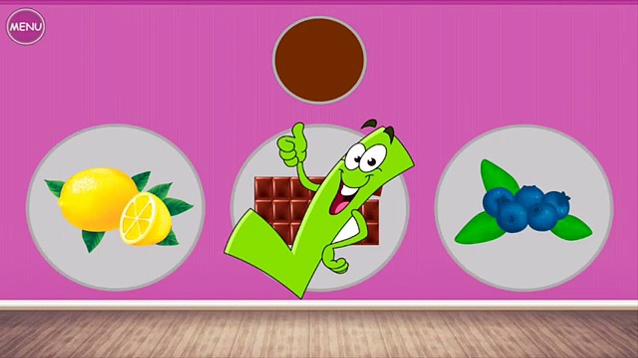 Learn COLORS Easy With Names Of Fruits and Animals For Kids Children Preschool