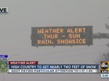 ADOT, DPS warning drivers as high country is expected to see nearly two feet of snow
