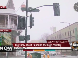 Flagstaff area preparing for snow storm expected to hit the area Thursday night