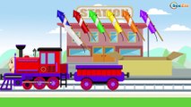 Learn Colors With the Train - Trains For Children - The Learning Video For Kids