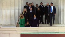 USA: La famille Trump assiste à un concert au Lincoln Memorial