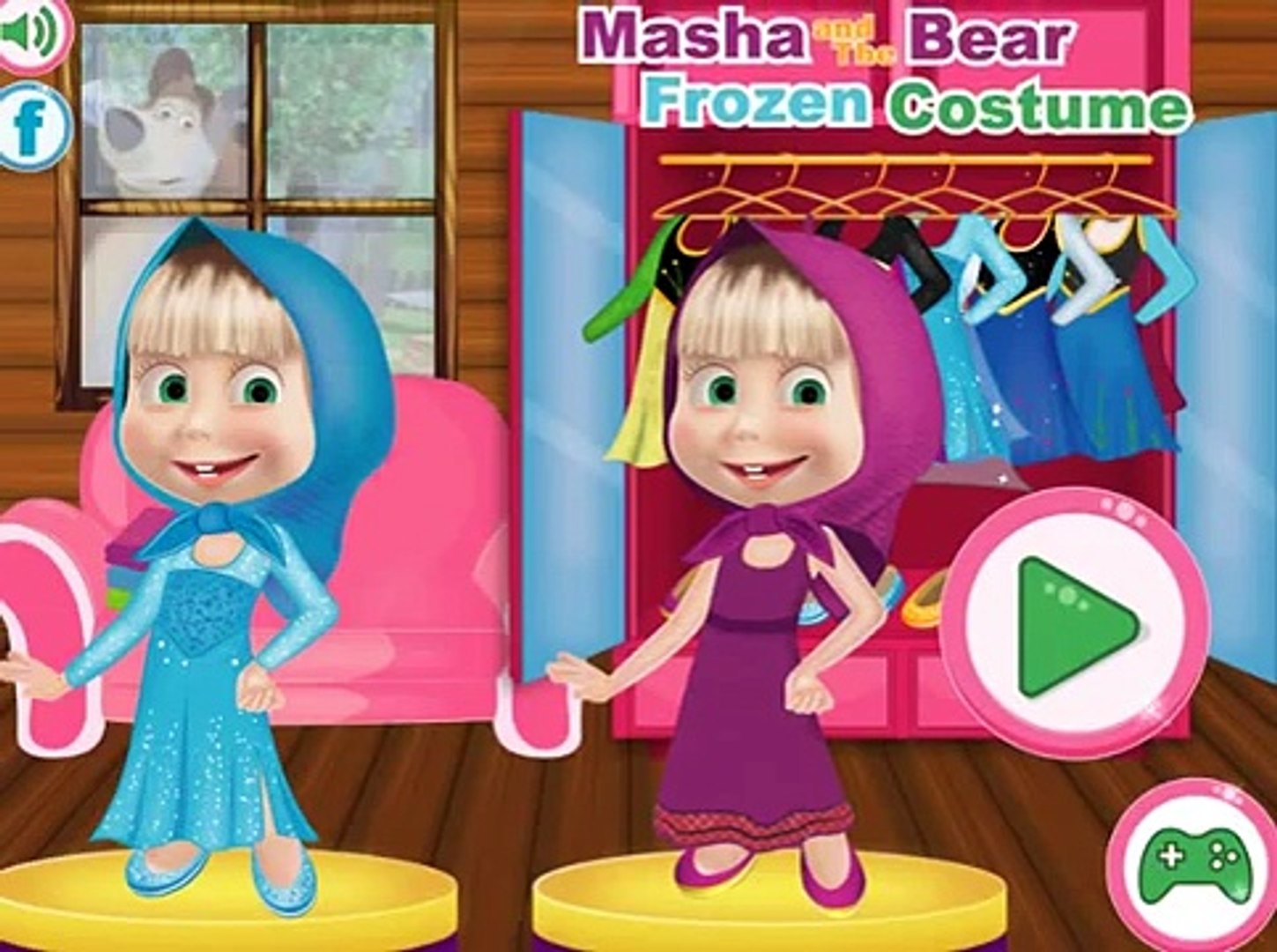 Masha And The Bear Frozen Costume - Masha And The Bear Games - #1 Disney  Princess Games - Video Dailymotion