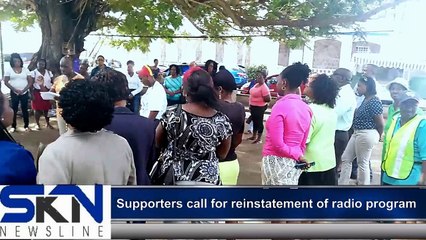 Supporters call for reinstatement of radio program