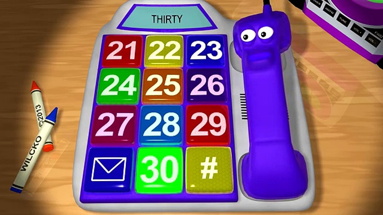 Learn Numbers 21-30: The Number Phone