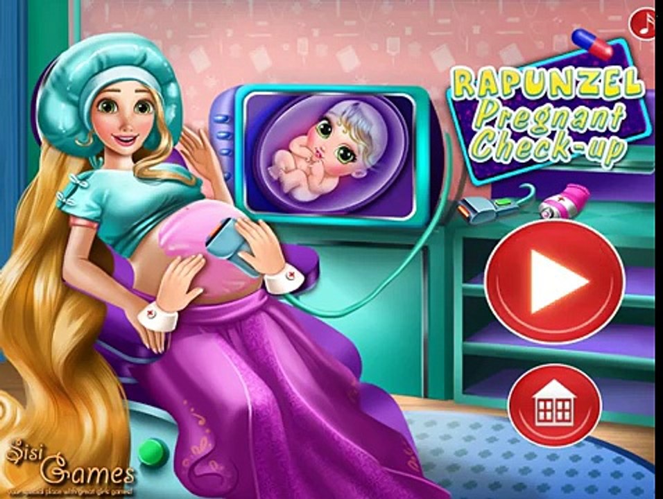 Рапунцель Игры—Дисней Принцесса Рапунцель беременна у врача—Мультик Онлайн Видео Игры Для Детей new