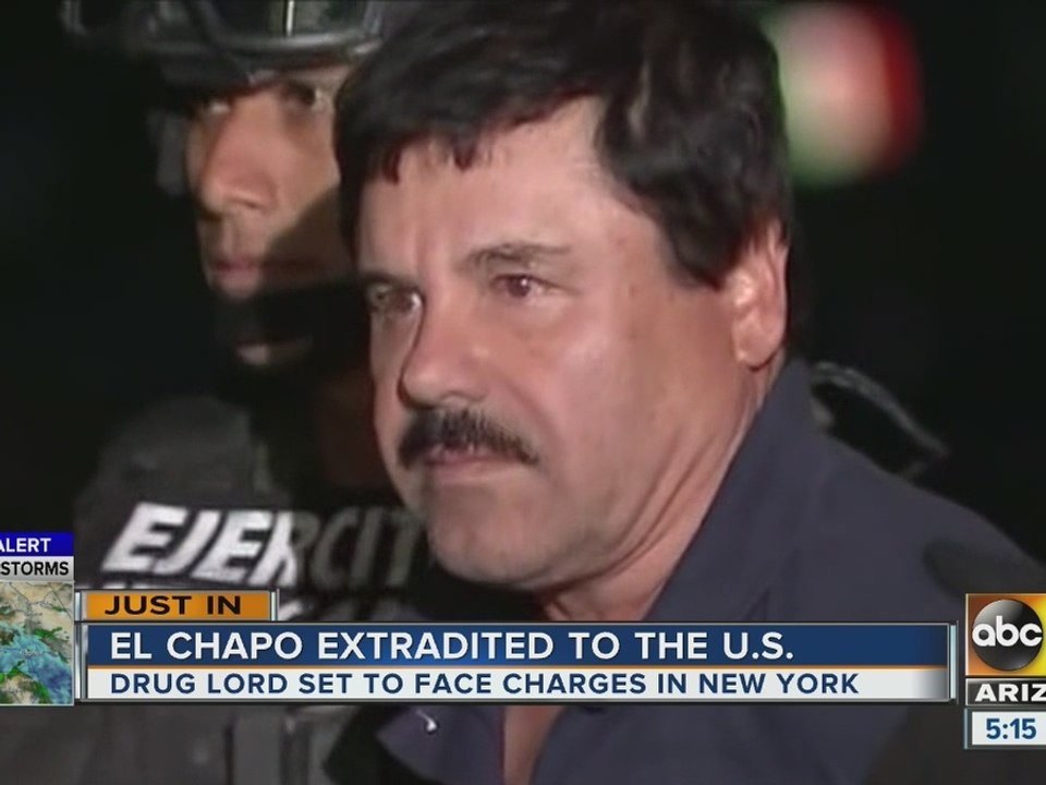 Drug lord El Chapo extradited to the U.S.
