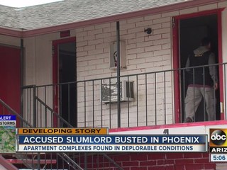 Accused slumlord busted in Phoenix after restidents found in deplorable conditions