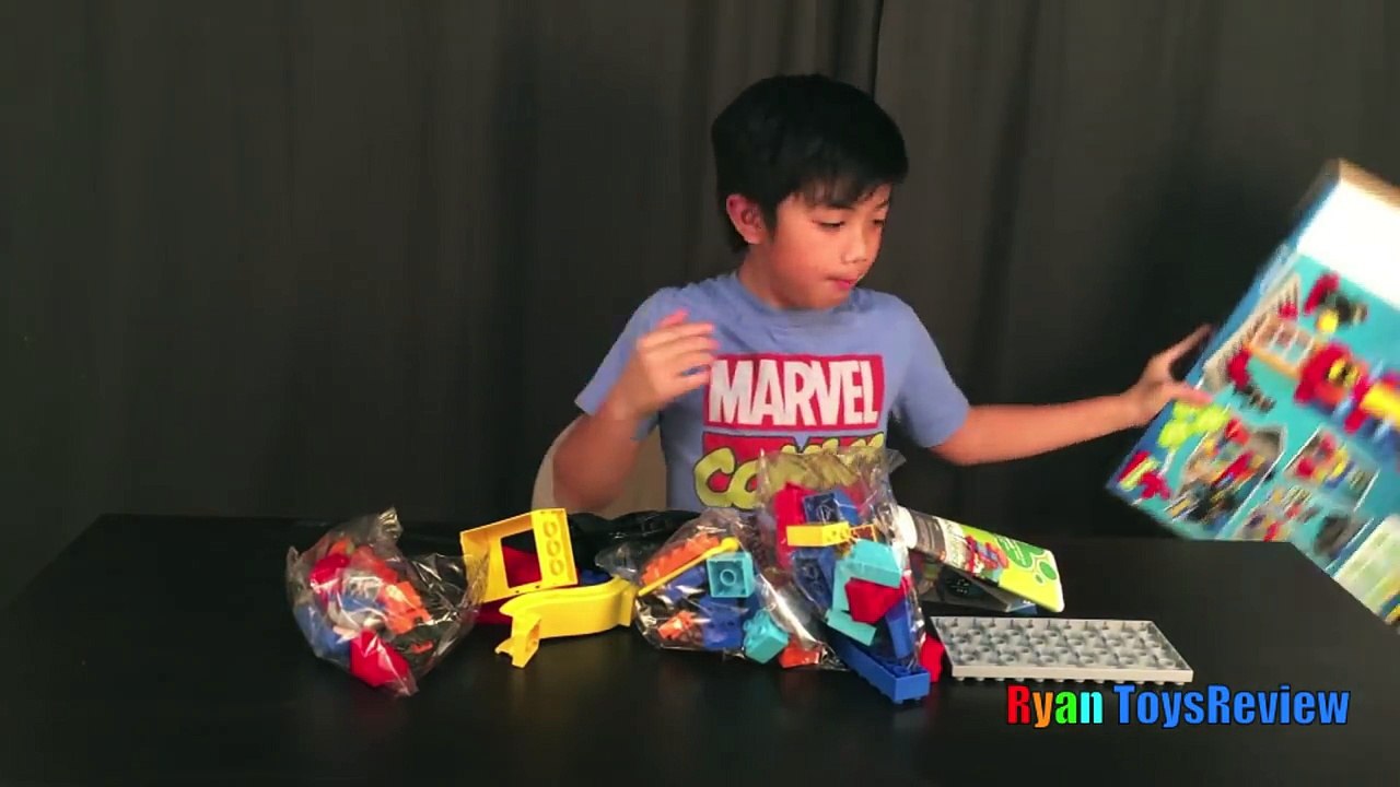 Lego Duplo Batman and Catwoman BatCave Egg Surprise Toys Disney Cars Ryan ToysReview