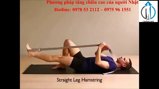 Bài tập tăng chiều cao kết hợp căng cơ chân và căng xương chậu
