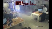 Pompalı tüfekli banka soygunu kamerada | www.turkyurdu.com