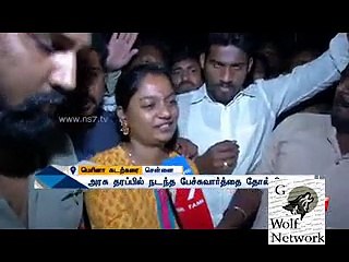 நள்ளிரவிலும் ஜல்லிக்கட்டுக்கு ஆதரவாக போராடும் சென்னை இளம்பெண்ணின் ஆக்ரோஷமான பேச்சு