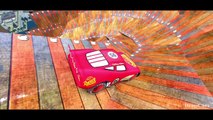 Lightning McQueen & Blue Spiderman Nursery Rhymes Songs Disney Pixar Cars - Children Songs HD