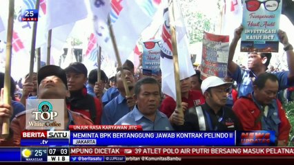 Ratusan Karyawan JICT Desak BPK Cermat Mengaudit Kontrak Pelindo