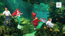 The Little Mermaid Finger Family |The Princess and The Frog Finger Family Nursery Rhymes Collection