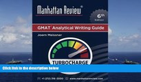 Audiobook  Manhattan Review GMAT Analytical Writing Guide [6th Edition]: Answers to Real AWA
