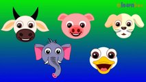 Animals Cartoons Animation Singing Finger Family Nursery Rhymes for Preschool Childrens Song